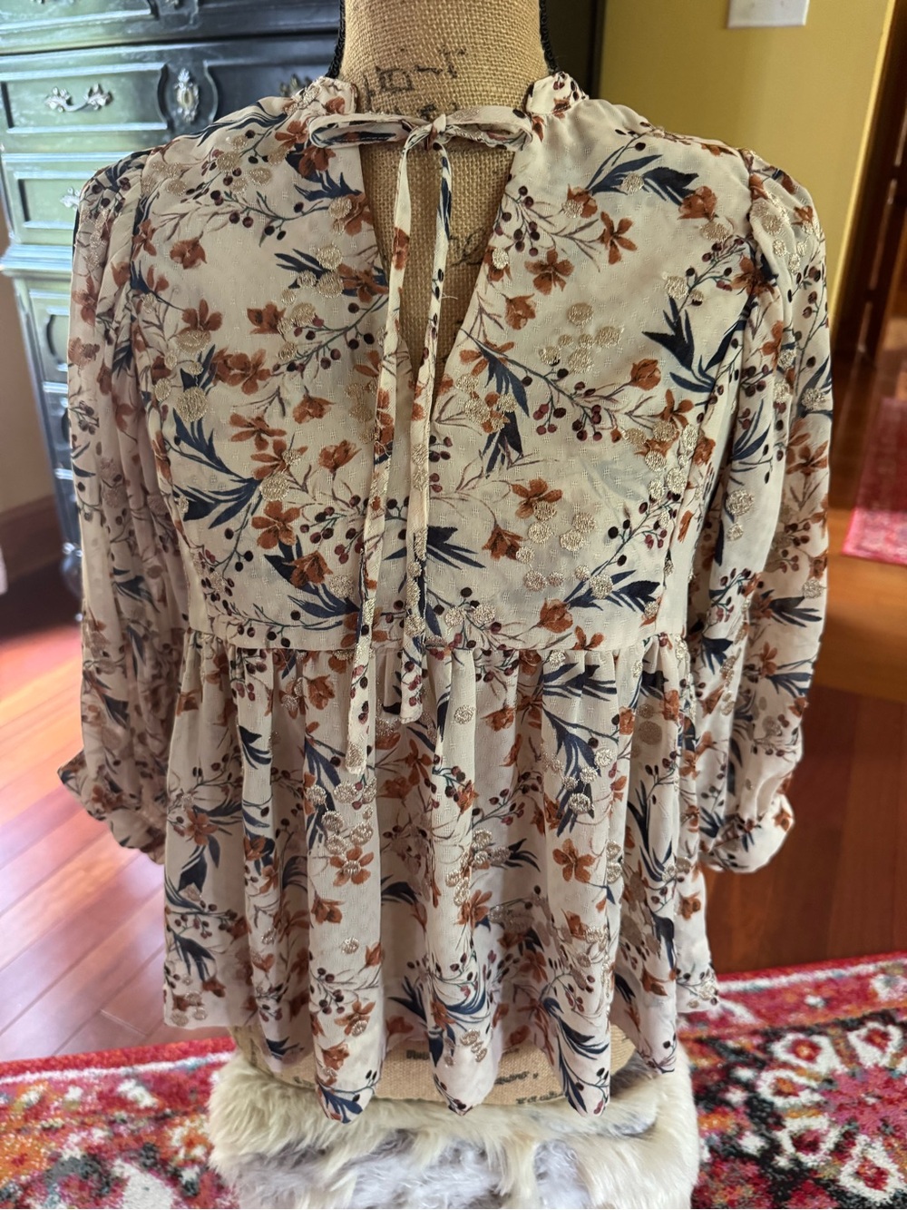 Dear John boho floral print top